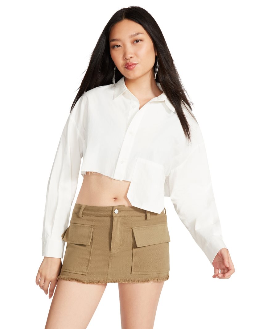 Olive Steve Madden Jordan Women's Skirts | PH 2130NLD